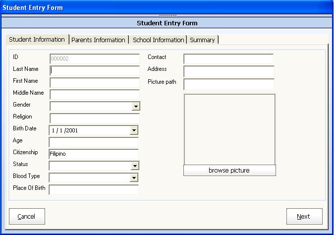 Sample thesis title in information system