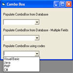 Populate ComboBox