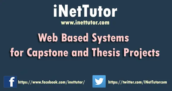 Web Based Systems for Capstone Project