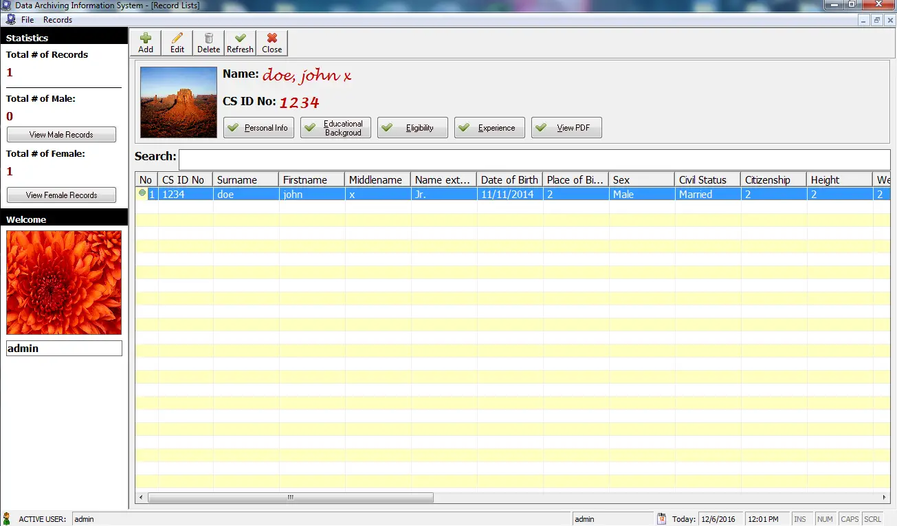 Faculty Profiling Management System