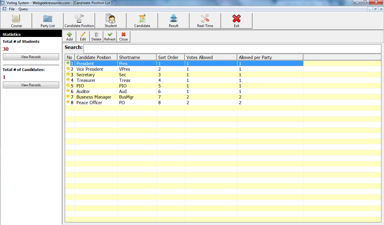 Lan Based Voting System Version 2