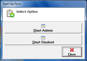 Queuing System Startup Form