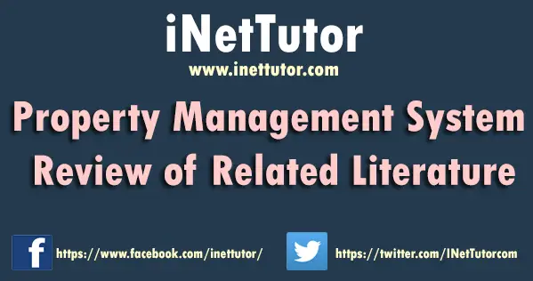 Property Management System Review of Related Literature