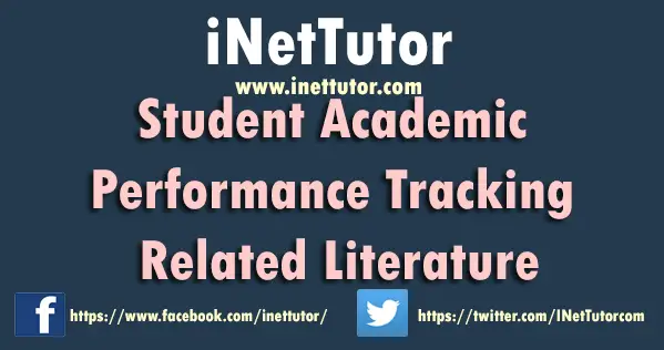 Student Academic Performance Tracking Related Literature