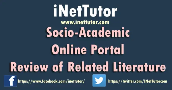 Socio-Academic Online Portal Review of Related Literature