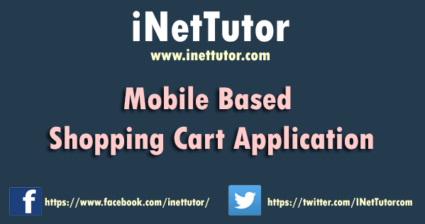 Mobile Based Shopping Cart Application