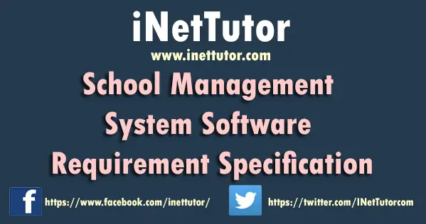 School Management System Software Requirement Specification