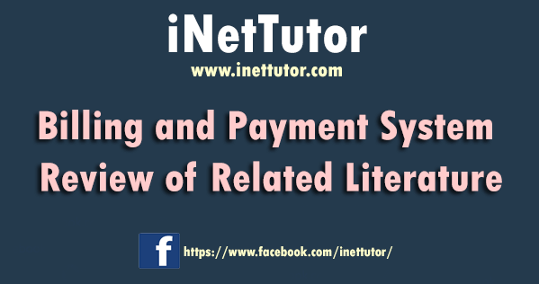 Billing and Payment System Review of Related Literature