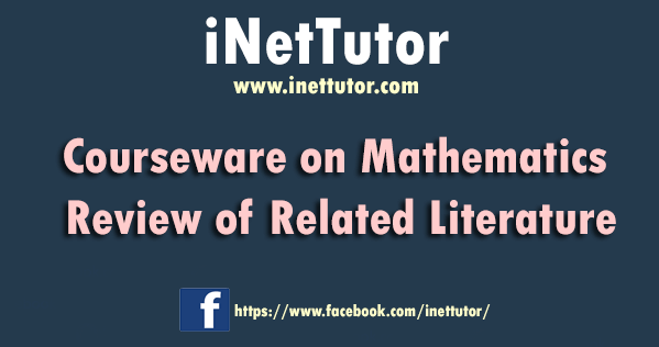 Courseware on Mathematics Review of Related Literature