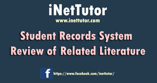 Student Records System Review of Related Literature