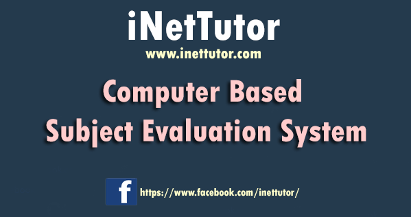 Computer Based Subject Evaluation System