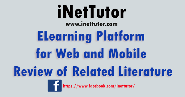 ELearning Platform for Web and Mobile Review of Related Literature