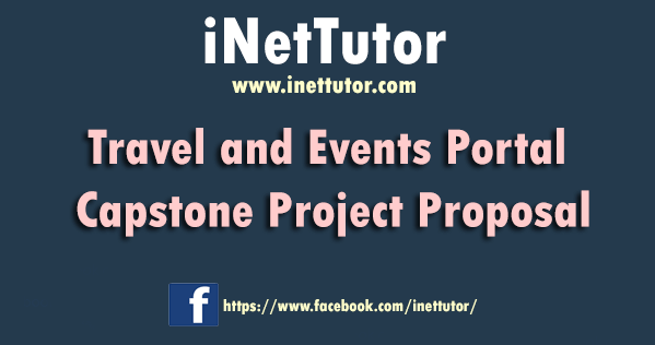 Travel and Events Portal Capstone Project Proposal
