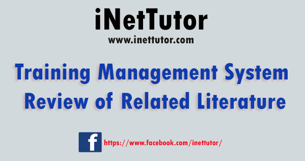 Training Management System Review of Related Literature