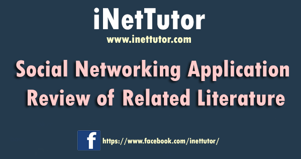 Social Networking Application Review of Related Literature