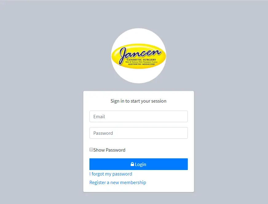 Appointment System Login Form