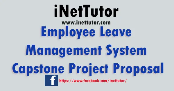 Employee Leave Management System Capstone Project Proposal