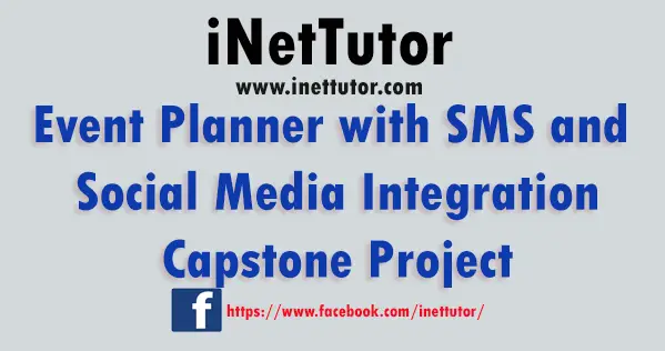 Event Planner with SMS and Social Media Integration Capstone Project