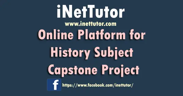 Online Platform for History Subject Capstone Project