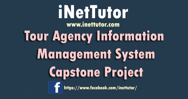 Tour Agency Information Management System Capstone Project