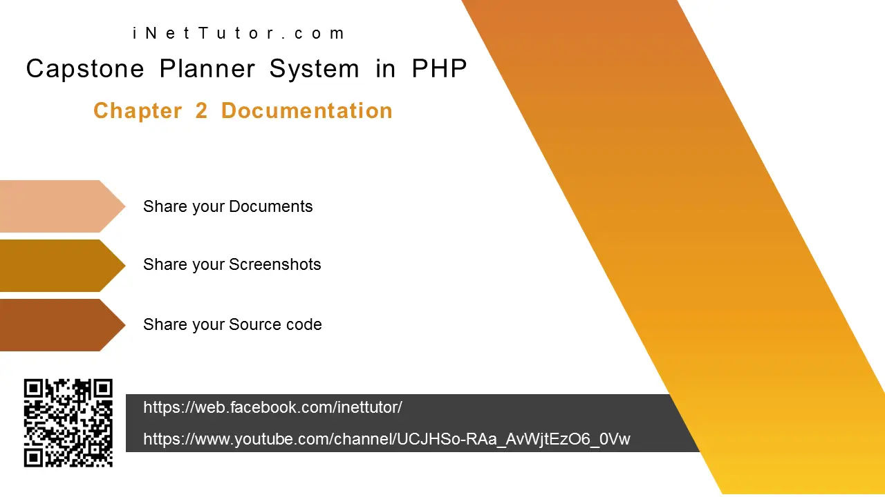 Capstone Planner System in PHP Chapter 2 Documentation