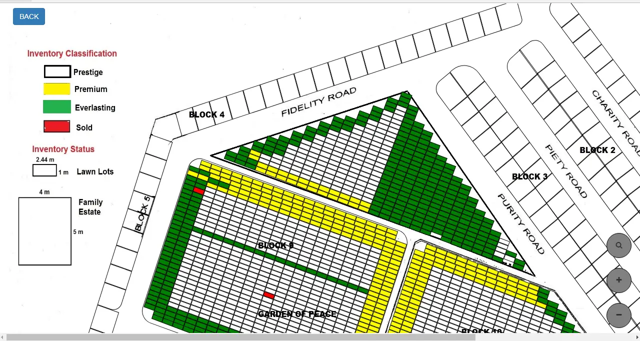 Cemetery Mapping System Map Location Management