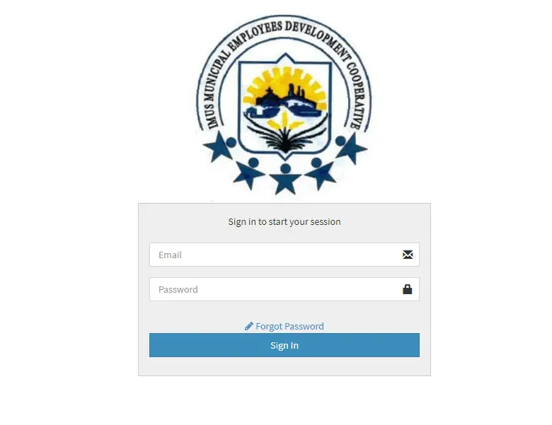 Online Loan Management System Login Form