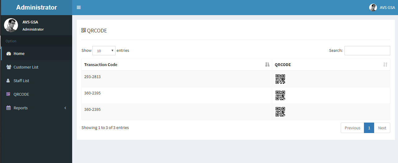 Online Tracking and Monitoring System QR Code Monitoring