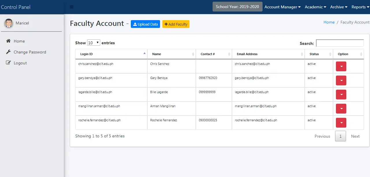 RFID Based Online Attendance Faculty Management