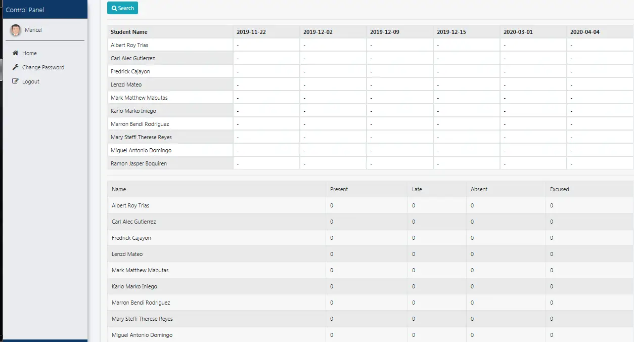 RFID Based Online Attendance Report of Student Attendance