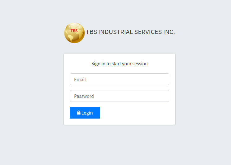 Client Monitoring System Login Form