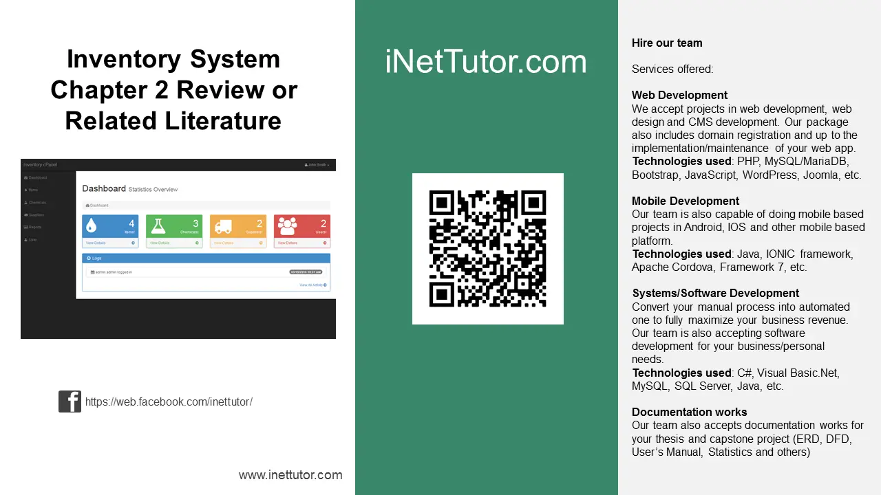 Inventory System Chapter 2 Review or Related Literature