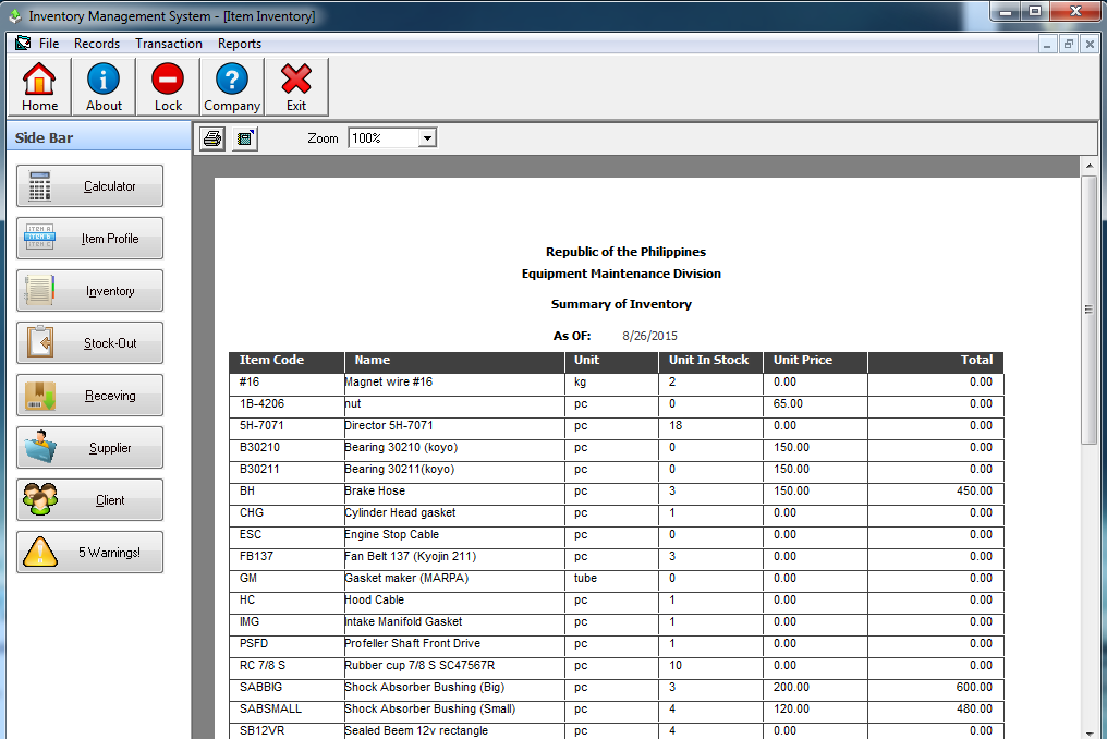 Free Download Inventory Management System Setup ...