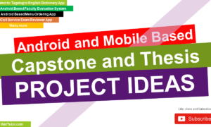 Android and Mobile Based Capstone Projects