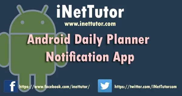 Android Daily Planner App