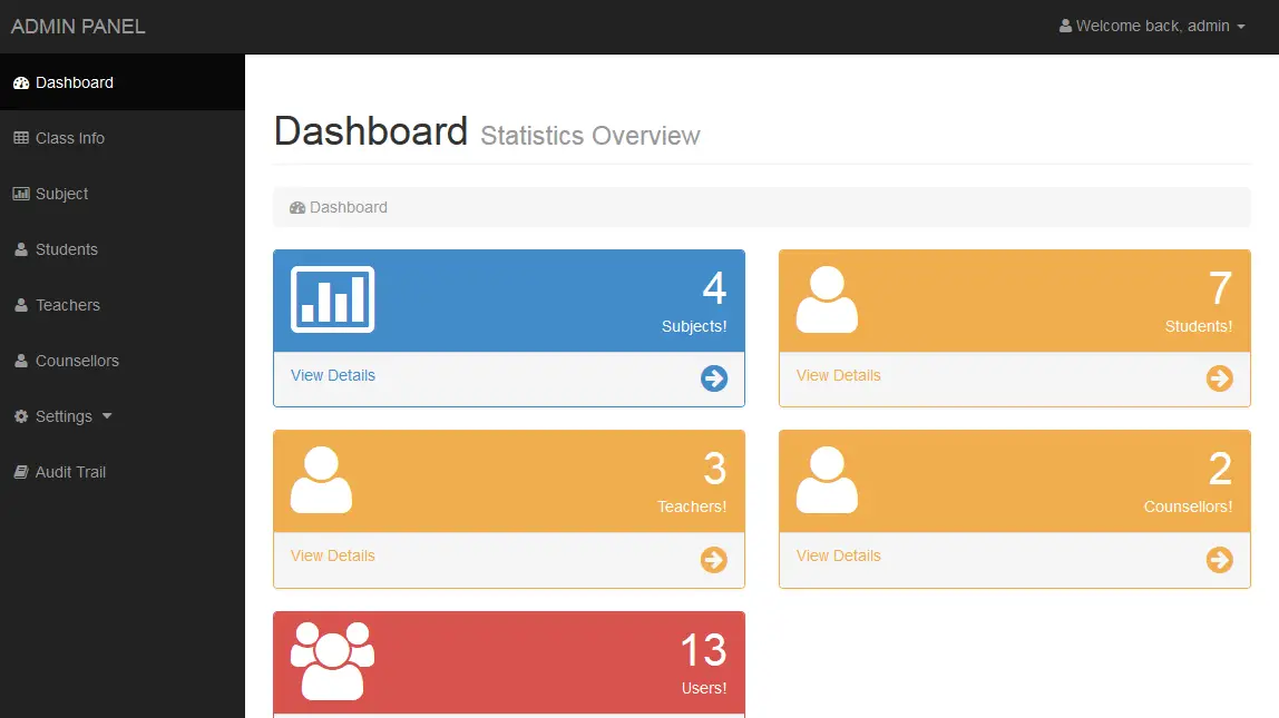 Online Grading and Grade Viewing System