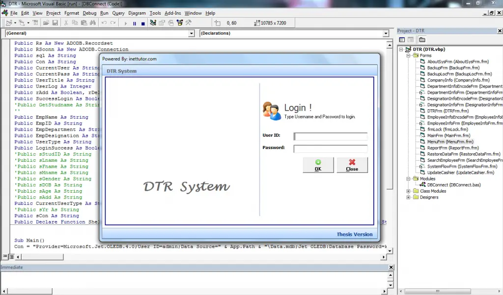 Dtr System Example Daily Time Record Automation
