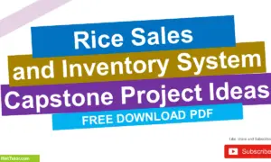 Rice Sales and Inventory System