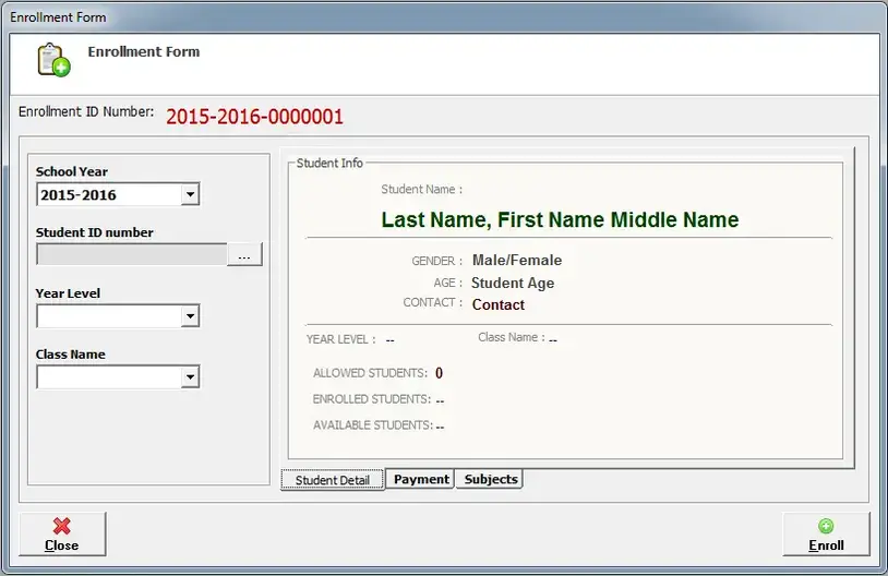 School Management Software Free Source Code Download