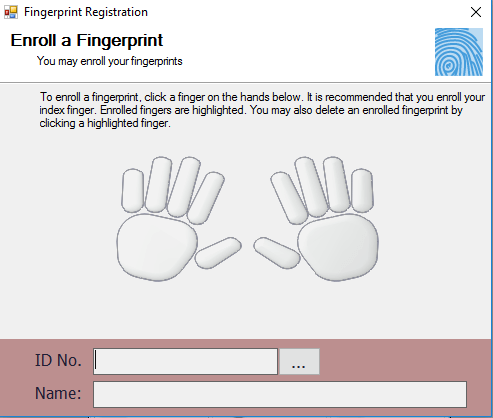 Finger Print Registration