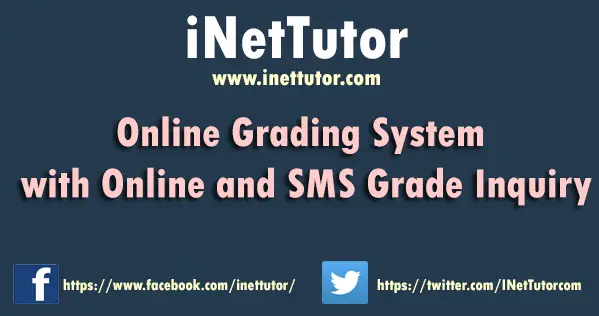 Online Grading with SMS Inquiry