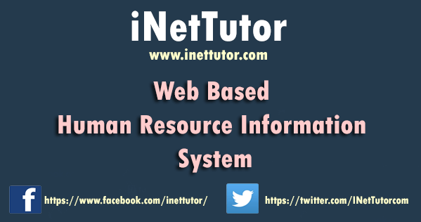 Web Based Human Resource Information System