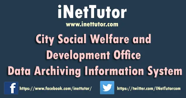 City Social Welfare and Development Office Data Archiving Information System