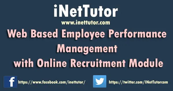 Web Based Employee Performance Management with Online Recruitment Module