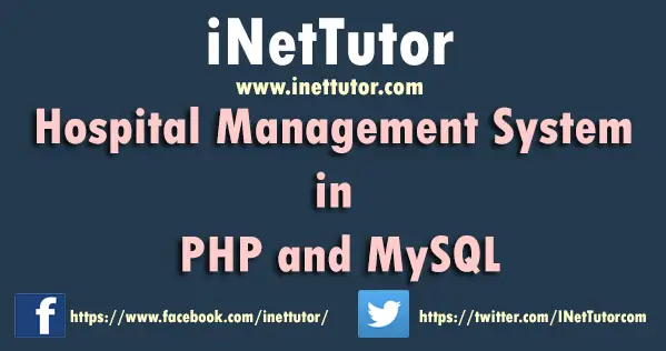 Hospital Management System in PHP and MySQL