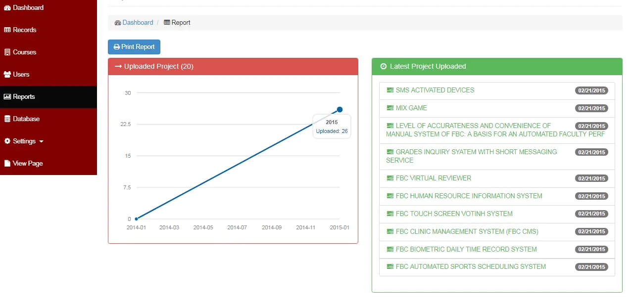 thesis database management system