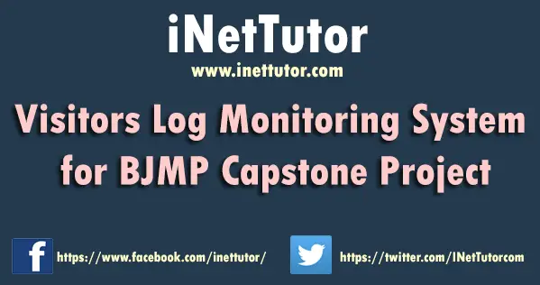 Visitors Log Monitoring System for BJMP Capstone Project