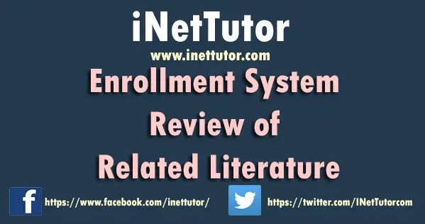 Enrollment System Review of Related Literature