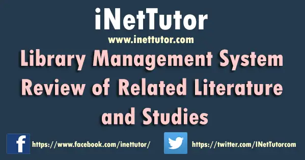 literature review on bookshop management system