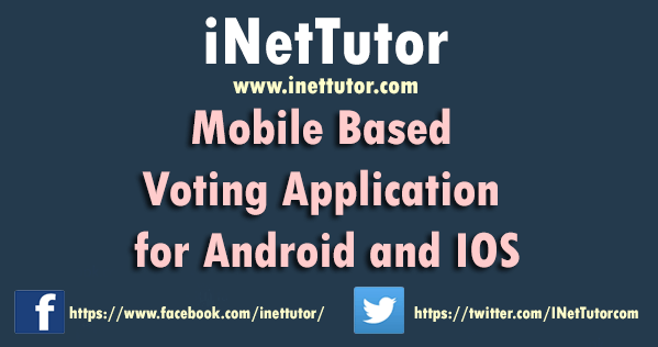 Mobile Based Voting Application for Android and IOS